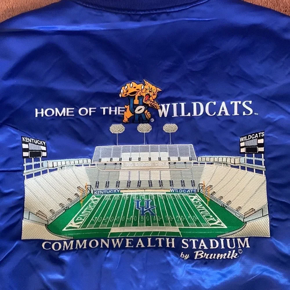 XL‎ Brand New Vintage 90s Kentucky Wildcats Bomber Football Jacket